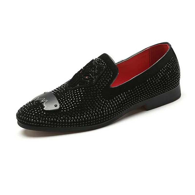 Черные блестящие мужские лоферы; элегантные свадебные модельные туфли; Роскошные Брендовые мужские туфли на плоской подошве; большие размеры; ST379