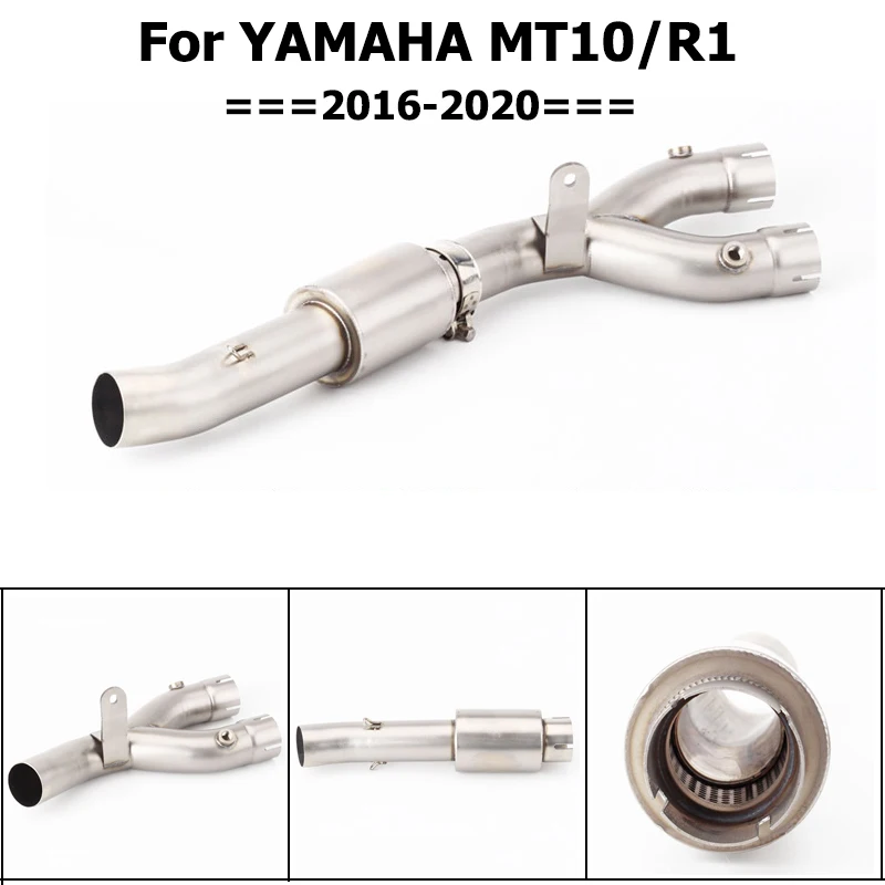 Выхлопная труба для Yamaha MT10 MT 10 2016 2020 FZ10 10|motorcycle exhaust muffler|exhaust mufflermotorbike |