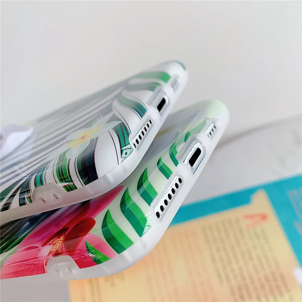 Чехол для iPhone 11 Pro Max 6 6S 7 8 Plus XS Max XR X Ретро Цветочный Мягкий чехол для телефона