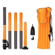 3.36M Laser Extend Bracket Pole with 1/4-Inch 5/8-Inch Interface Aluminum Alloy Telescoping Ceiling Pole For Laser Level