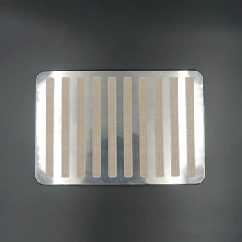 

Stainless Steel Rubber Floor Mat Carpet Car Patch Heel Plate Pedal Foot Pad Waterproof And Reliable Easy To Install