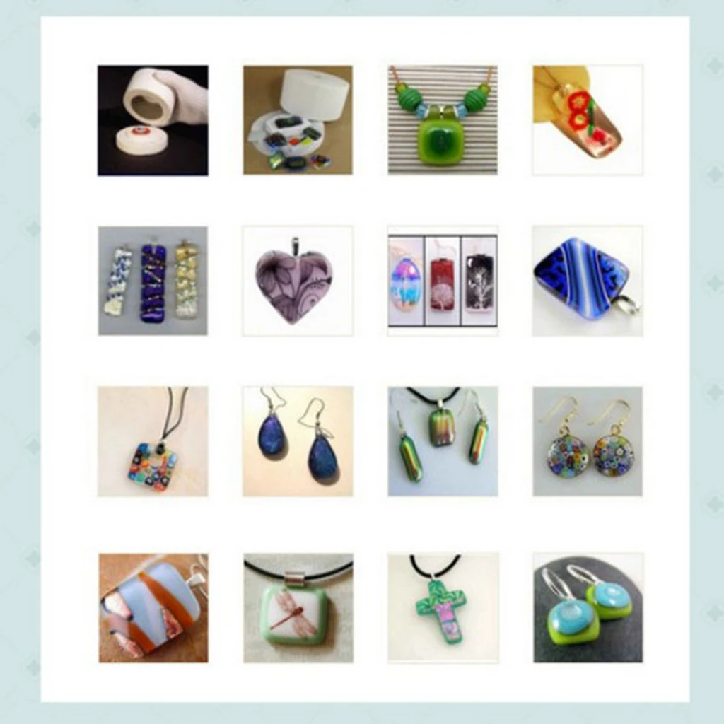 6 Pieces Microwave Oven Kit Microwave Kiln Microwave Kiln For Glass Fusing Furnace DIY Jewelry Making Tools