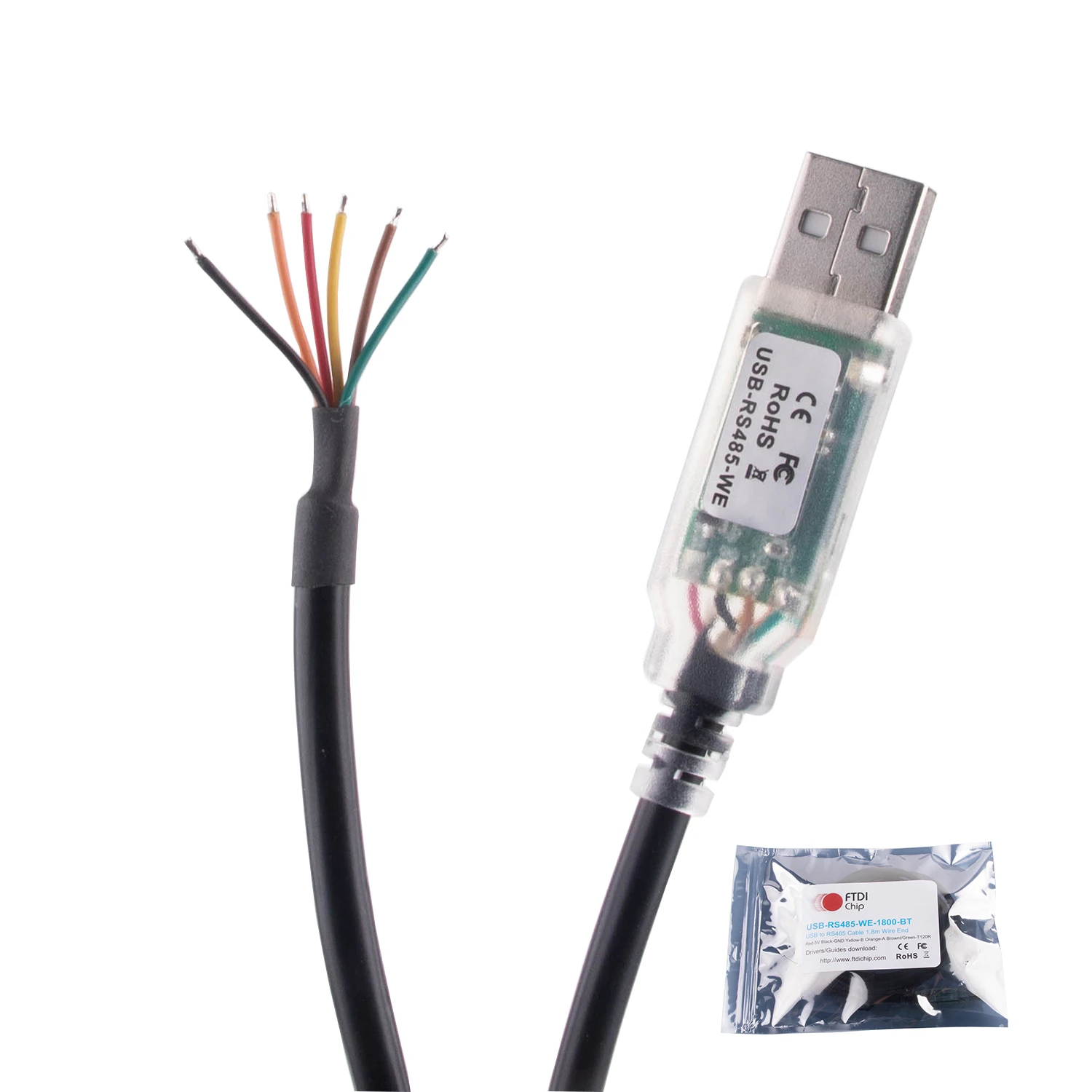 USB to RS485 Serial Port Converter Adapter Cable 6Pin Wire End FTDI Chip  Supports Windows 10 8 7 XP and Mac OS|Computer Cables & Connectors| -  AliExpress