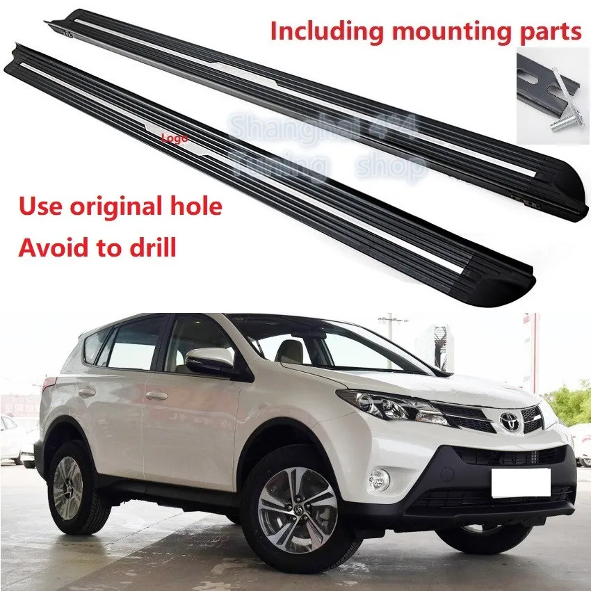 Новое поступление Высококачественная Подножка для Toyota RAV4 2013 2014 2015 боковая