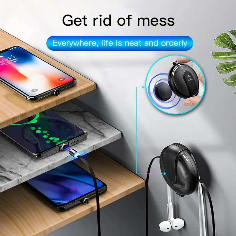 Ihuigol 3 в 1 Магнитный USB многофункциональный Тип C Микро зарядный кабель для Apple Iphone X 7 6 Xs Max XR samsung S9 шнур