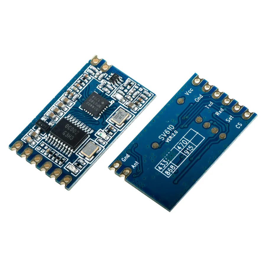 4 шт./лот SV610 100 мВт 1400 м дальнее расстояние ttl Интерфейс 868 МГц rf модуль