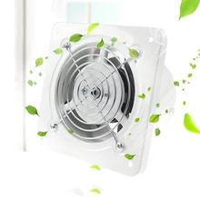 6 дюймов вытяжной вентилятор для кухни Ванная комната оконный вентилятор вентиляционный для ванной вентилятор Bildge вентилятор из нержавеющей стали лезвие кухонный экстрактор