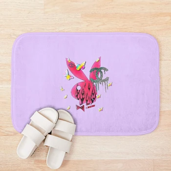 

playboy Bath Mat Non Slip Bloody Bath Mat Microfiber Memory Foam Bath Mat Antiskid Mat Terror Floor Door Mat