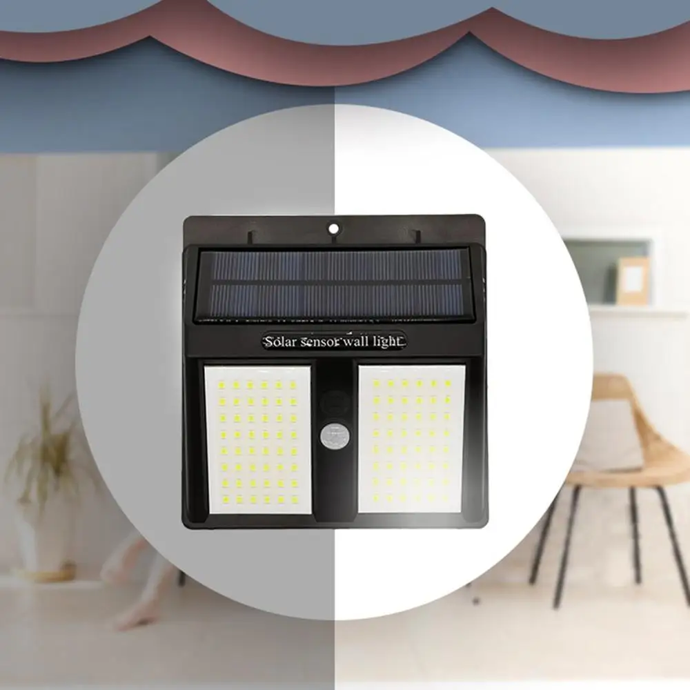 

146 LED Solar Light Waterproof Solar Lamp Solar Panel Night Security Wall Light Solar Powered Sunlight For Garden Decoration