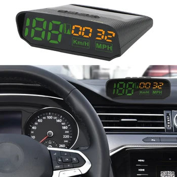 

X100S HUD Head-Up Display Car GPS Speedometer Auto Safe Warning Diagnostic Tool Solar Charge Time Altitude Speed Meter