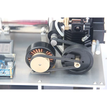 Günstig TOYAN Einzylinder 4-hub Montiert Methanol Motor Generator Modell Mit Spannung Digital Display