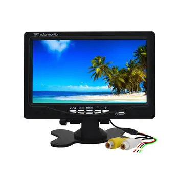 

7 Inch Car Headrest Display Monitor Rear View Display And Wifi Rearview Reverse Backup Camera Car Tv Display