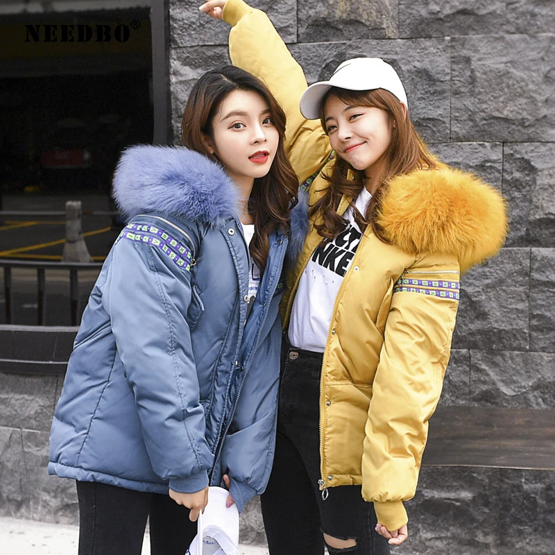Winter Jacket Women Parka Fur Hood Oversize Warm Thicken Ladies Puffer Coat Parkas Mujer Casaco | Женская одежда