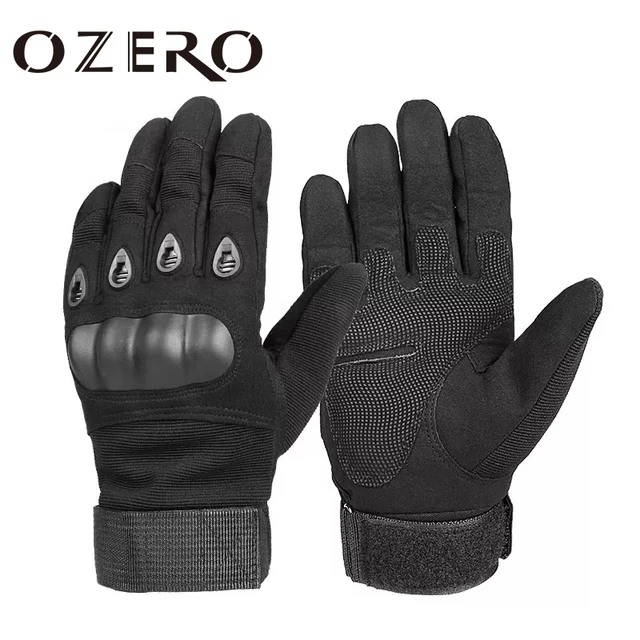 OZERO – Gants de loisirs en plein air, Gants tactiques militaires, doigt complet, respirant, pour Motocross, pour la chasse 