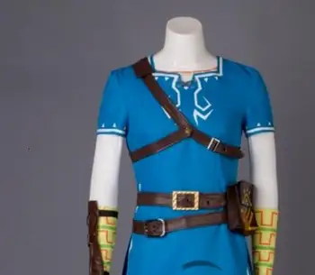 

Link Cosplay Costume Male Outfit Cloak The Legend of Zelda: Breath of the Wild
