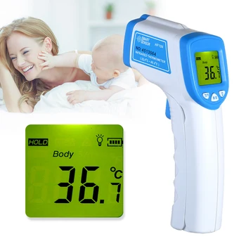 

SMART SENSOR HF150 Non-contact IR Infrared Digital LCD Thermometer Body Temperature Dual Mode Forehead Body Surface Measurement