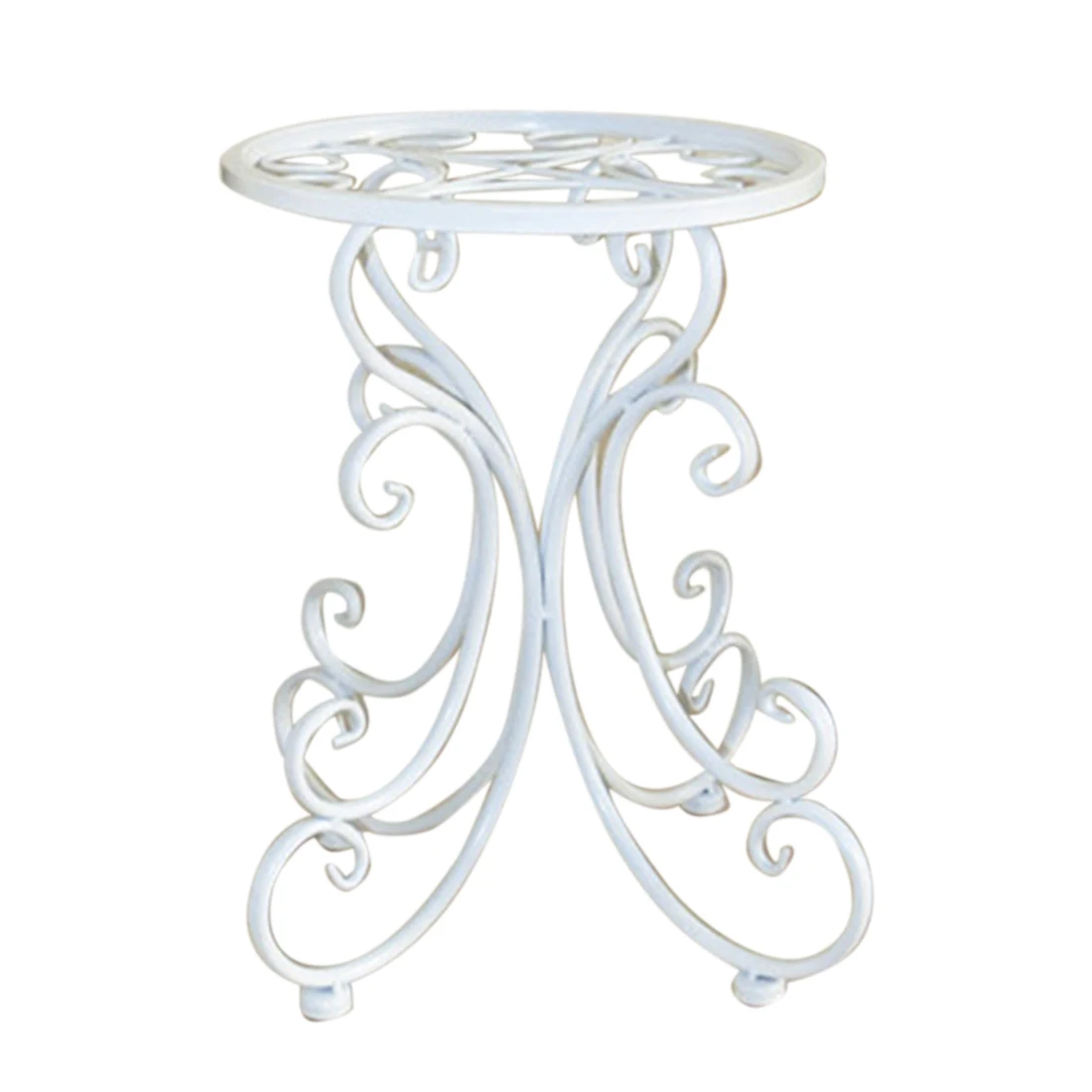 Однослойная кованая железная Цветочная подставка напольная балкон гостиная