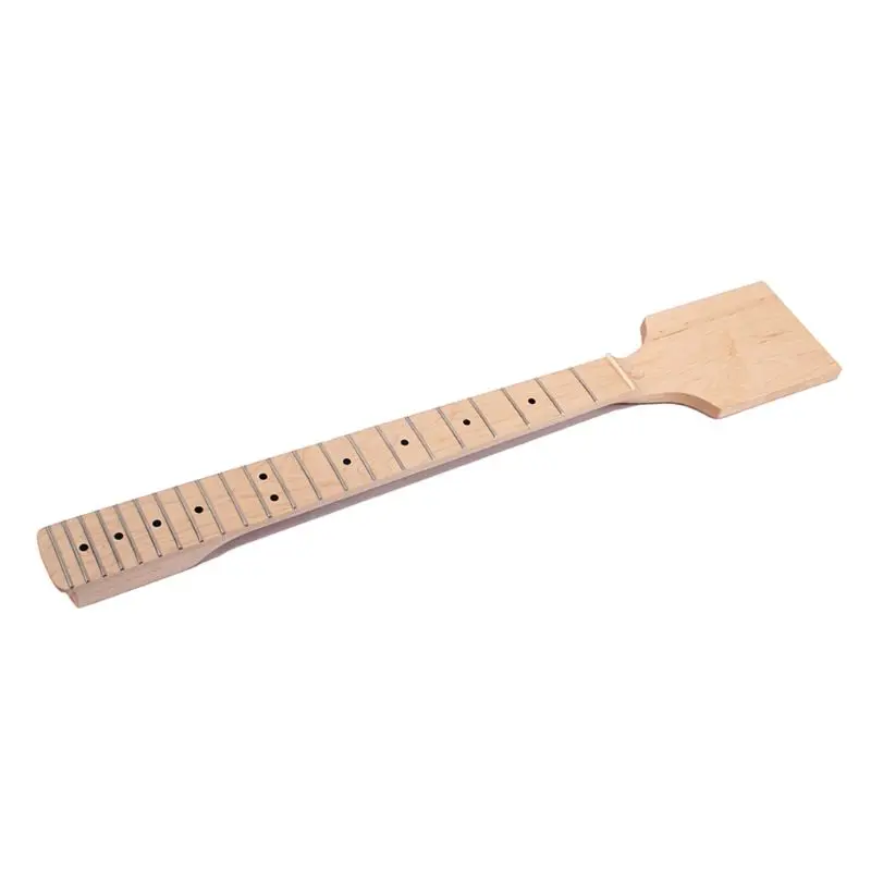

Electric Guitar Paddle Neck 22 Frets Unfinished DIY Parts Clear Satin Bolt on Paddle Headstock