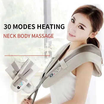 

U Shape Neck Massage Pain Electric Neck Shoulder Tapping Heating Massager Knocks Cervical Massage Shawls Health Care