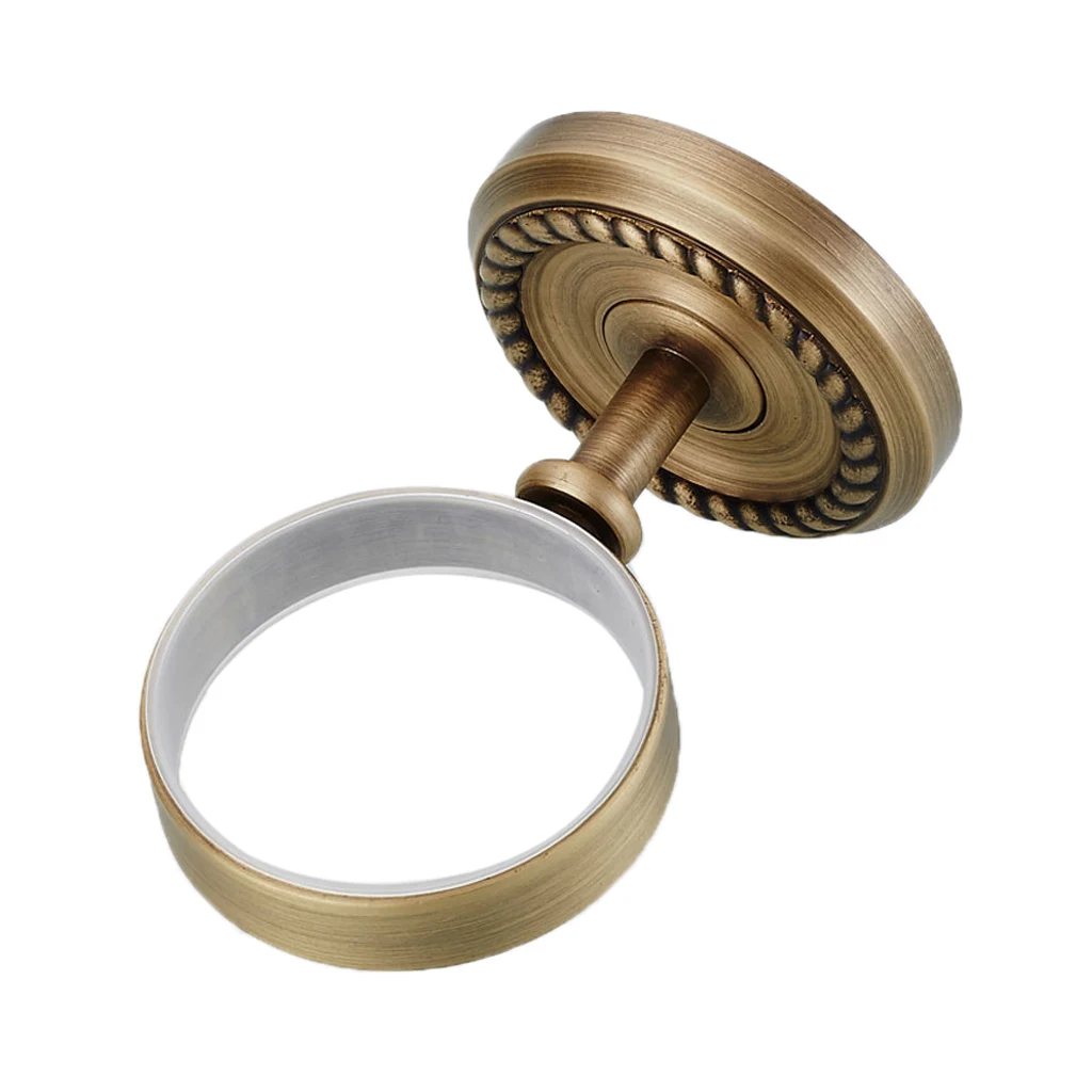 Bathroom Accessories Single Tumbler Holder Antique Brass Cup Storage Rack