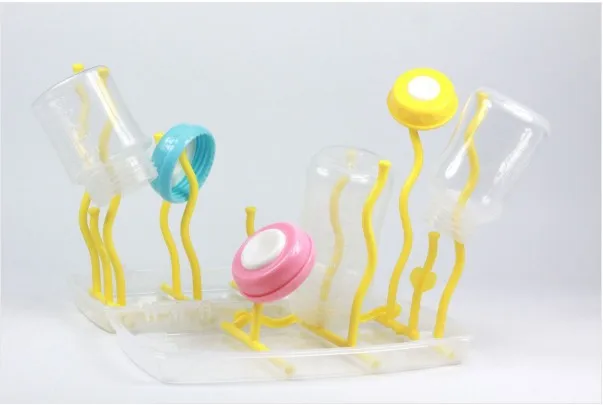 

Bottle Drying Rack Five Pieces Floral Selectable