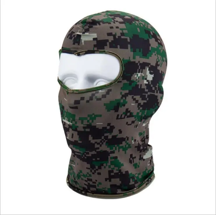 1PC Camouflage Motorcycle Face Mask Outdoor Sports Warm Ski Snowboard Wind Cap Police Cycling Balaclavas Face Mask