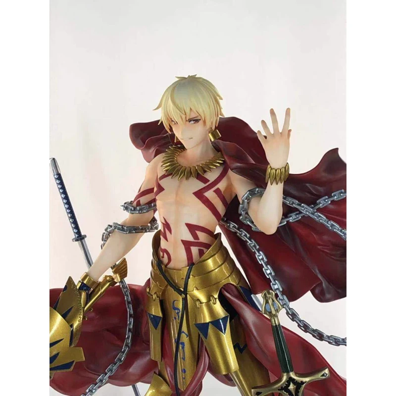 1/6 ГК ручная работа смола белый плесень WF2019 Лето FGO герой король золото Сияющий белый плесень