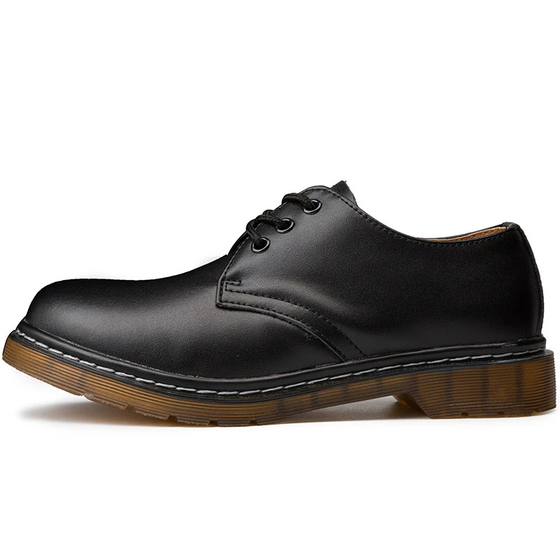 Yellow Sewing Doc Men Shoes Mens Boots Martins Business Man