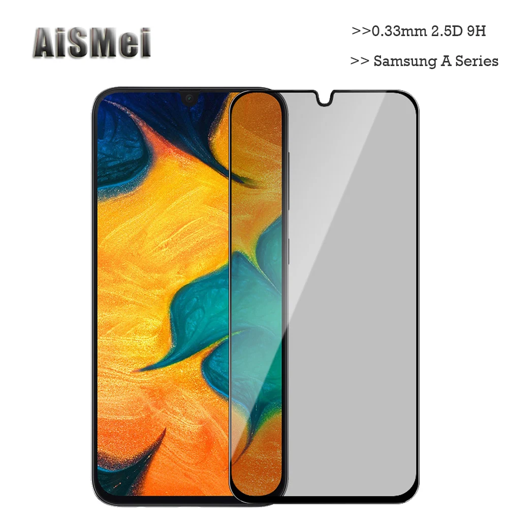 AiSMei 9H надежное закаленное стекло на для samsung Galaxy M10 M20 A30 A50 A10 A20 анти ползучее