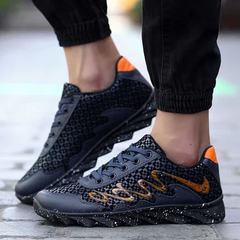 

2019 Men Lightweight Vulcanized Shoes Comfortable Breathable Sneakers Lace-up Outdoor Tenis Masculino Adulto Male Sports Shoes