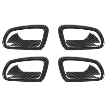 

8 Pcs Interior Accessories Inner Door Handle Bowl Cover Trim for Jeep Grand Cherokee 2011 UP