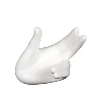 

Ocarina Collector Accessory Ceramic Hand Stand Base For Music Lovers Porcelain