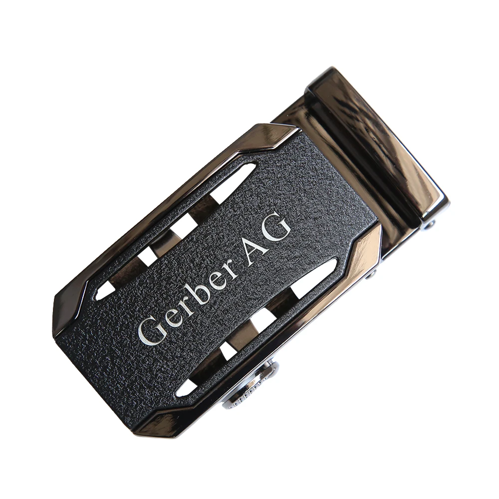 Personalized Men Alloy Automatic Belt Buckles Wedding Gift Black
