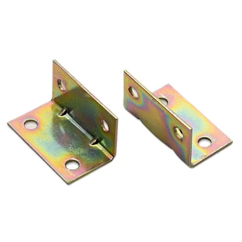 

100Pcs Angle Code Practical Fine Workmanship Long Service Life Fixed Bracket Connector Furniture Accessories (Colorful)