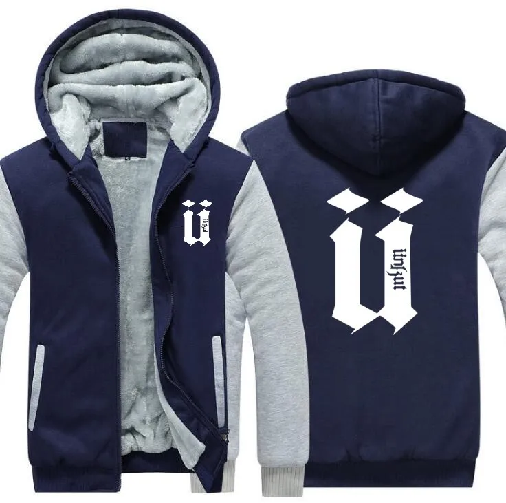 Unkut толстовки мужские хип-хоп мужские s Ringer утолщенная флисовая куртка с длинным рукавом Мода США ЕС размер плюс размер - Цвет: Серый
