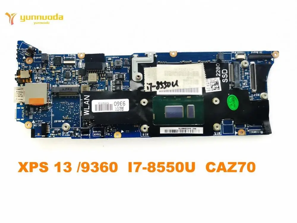 

Оригинальная материнская плата для ноутбука DELL XPS 13 9360, 9360, I7-8550U, CAZ70, LA-F051P протестированная
