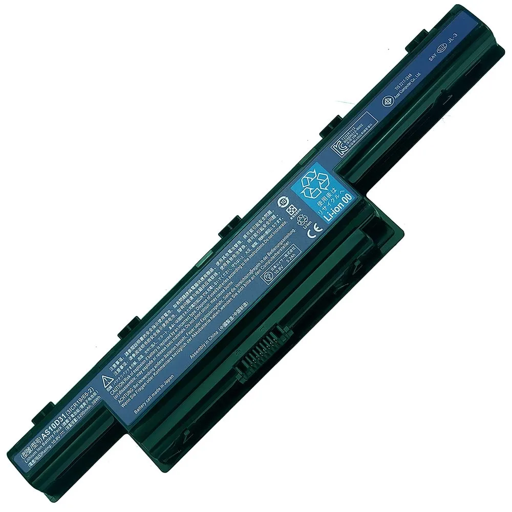 Bateria para Notebook Acer Aspire v3 571g As10d41 As10d81 As10d61 As10d31 As10d71 4551g 4741g 4771g 5741 5755 Baterias p/ laptop - Imagem 2