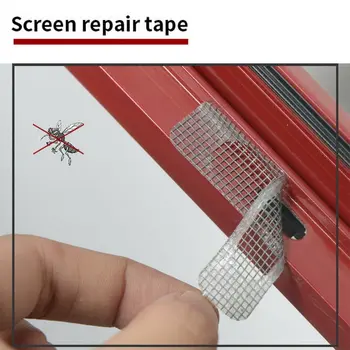 

5pcs/set Fix Net Mesh Window Home Adhesive Anti Mosquito Fly Bug Insect Repair Screen Wall Patch Stickers Mesh Window Screen
