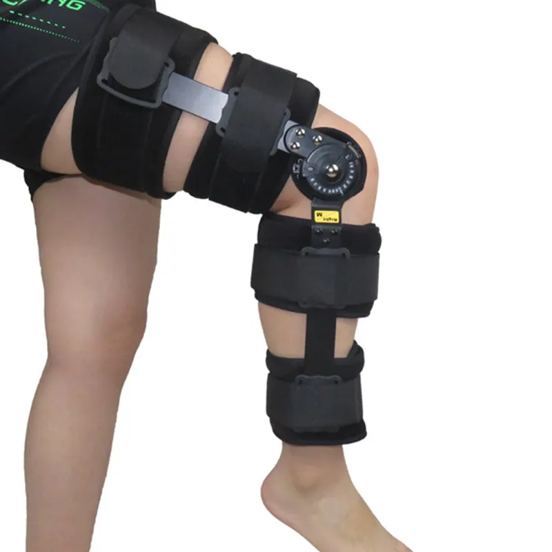 Hinged Orthopedic Knee Brace Support Adjustable Splint Stabilizer Wrap Sprain Post-Op Knee Protector Extension Joint Support Hinged Orthopedic Knee Brace Support Adjustable Splint Stabilizer Wrap Sprain Post-Op Knee Protector Extension Joint Support
