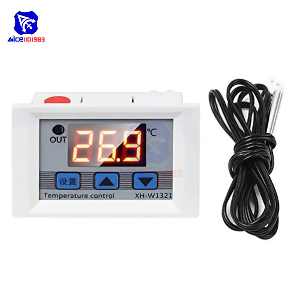 Digital Thermostat Temperature Sensor Controller Regulator Module w// Probe