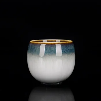 

Kiln Baked Teacup Temmoku Glaze Brushed Siyao Change Master Cup Teacup Tea Ceramic Kung Fu Tea Cup