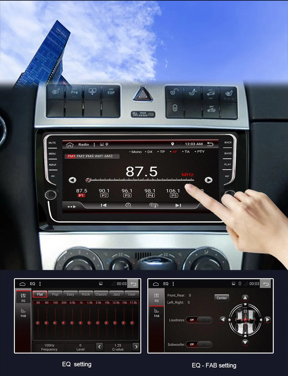 Sale Eunavi 2 din Car radio multimedia Player GPS Android 9 Automotivo For Mercedes Benz Sprinter Viano Vito B-class B200 B180 no dvd 13