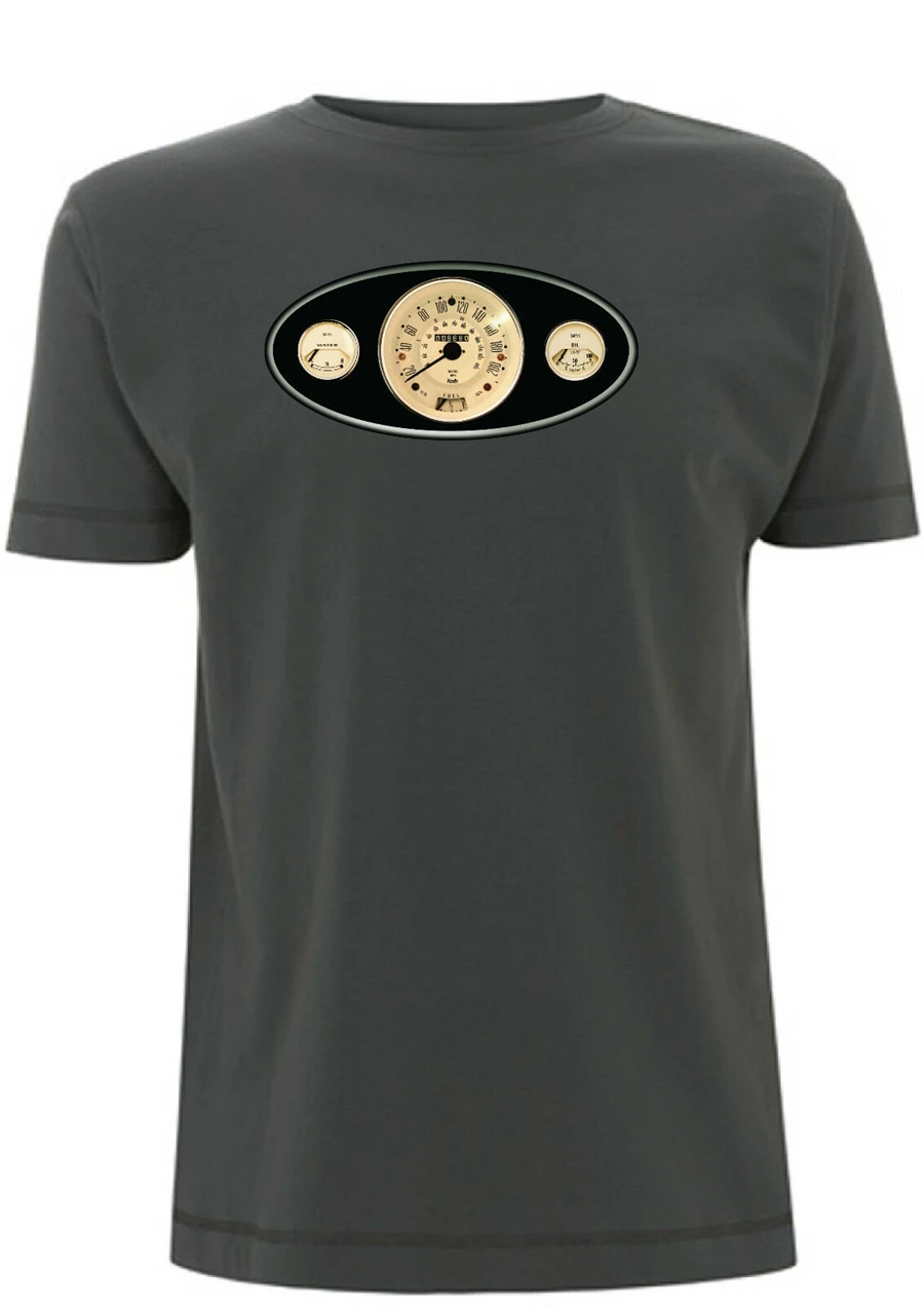 Mk1 Mini Cooper Centre Clocks T Shirt Smiths Classic Tshirt Italian Job Car New Cool Tee |