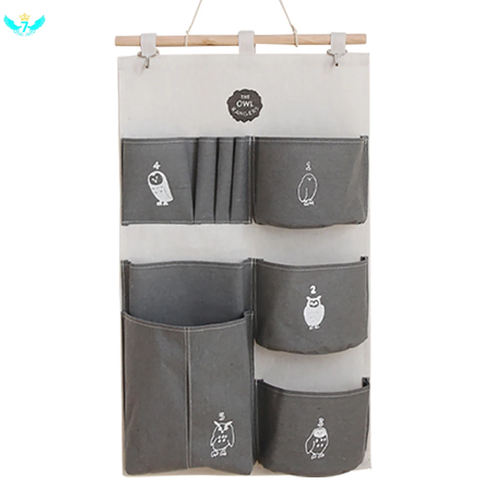 

Storage bag Foldable Wardrobe Wall Door Back Hanging Bag Underwear Sock Tie Hanging Shoe Storage Bag Sundries Pouch
