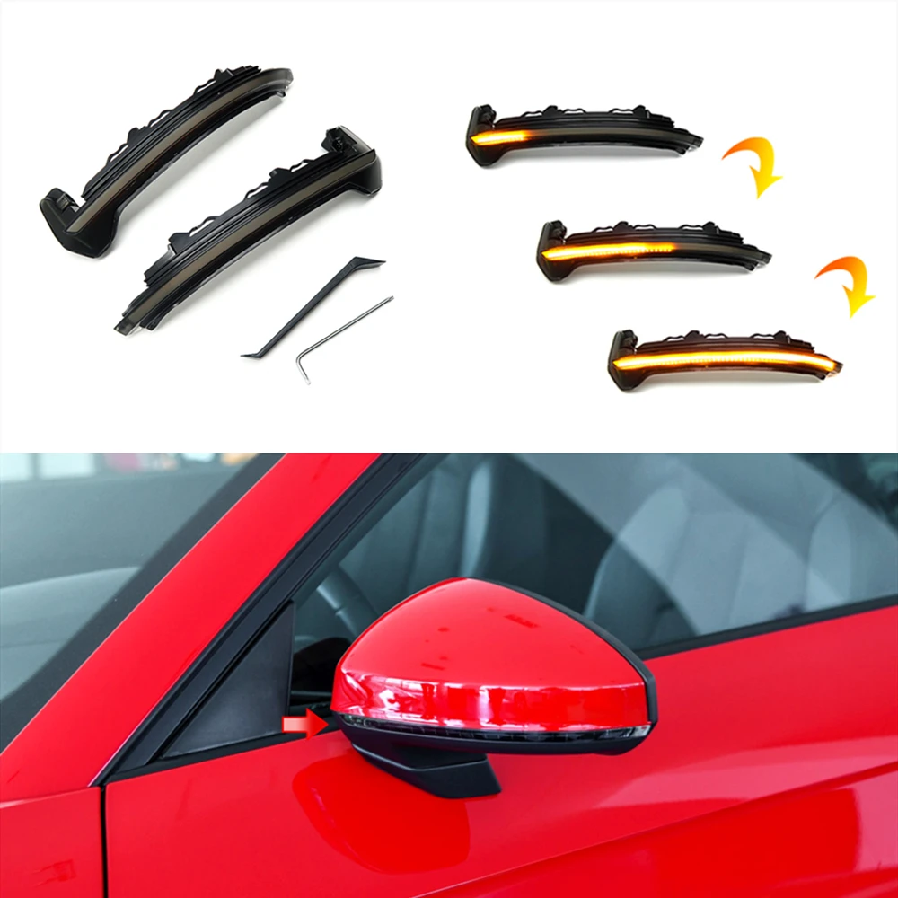 Per Audi Tt Tts Tt Rs Mk3 8S 2015-2020 R8 2016- 2020 Led Indicatore Di Direzione Dinamico Indicatore Di Specchio Laterale Luce Sequenziale