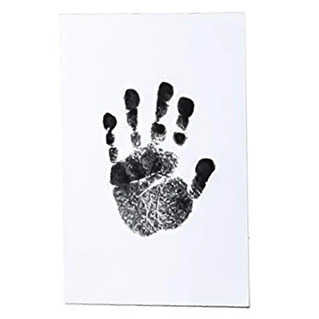6 пачек подушечек для чернил Handprint И Footprint без чернил-Touch, безопасный Набор для печати для детей и домашних животных 3 больших подушечки для чернил+ 6 карт для печати, Bla