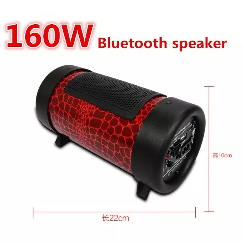 Супер большая колонка с Bluetooth басовый сабвуфер Портативный Колонка стерео звук
