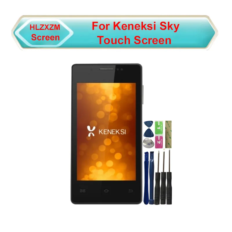 Сменный сенсорный ЖК экран для Keneksi Sky черный цвет без дисплея|Сенсорные панели