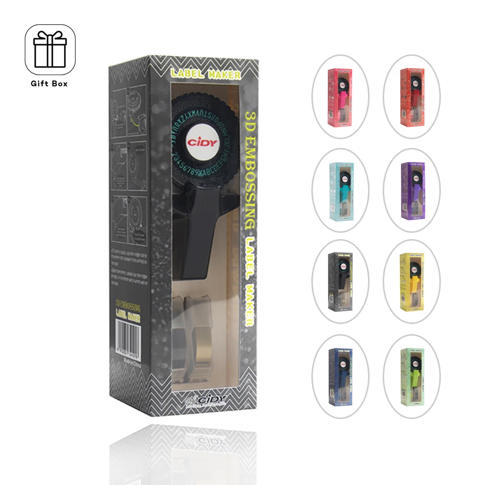 Многоцветная ручная машинка для рукоделия C101 машина изготовления Этикеток Dymo 3D