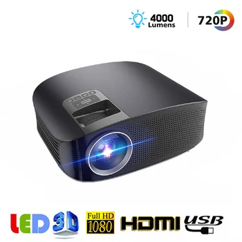 

VEIDADZ YG600 HD Projektor LCD Beamer Unterstutzung Full HD 1080P YG610 Heimkino HDMI VGA USB Video Tragbare LED projektors